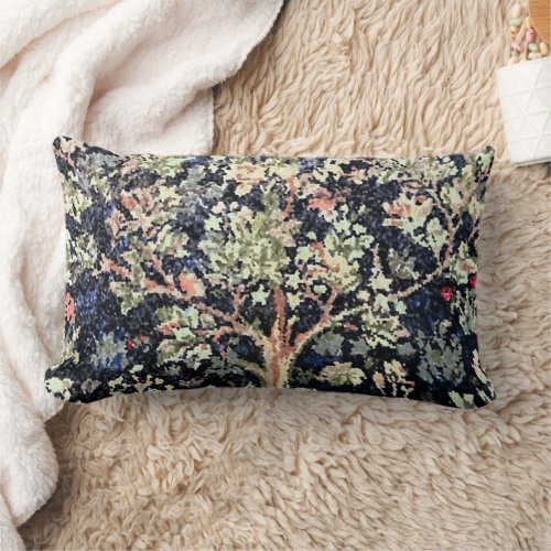 William Morris Tree of Life Lumbar Throw Pillow