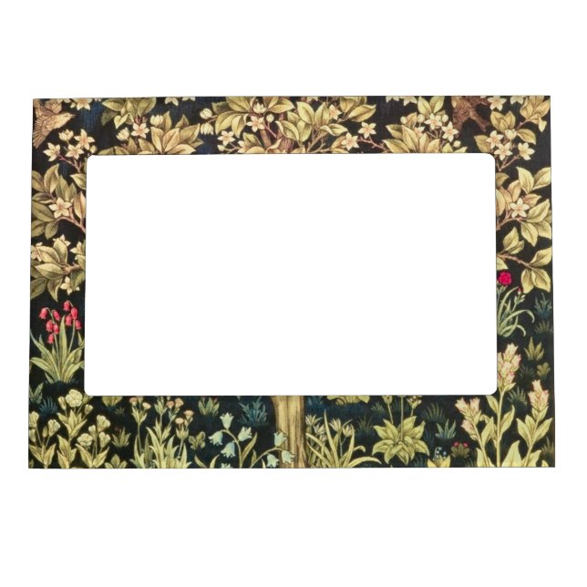 William Morris Tree Of Life Magnetic Photo Frame (Front)
