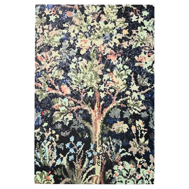 William Morris Tree of Life Metal Wall Art (Front)