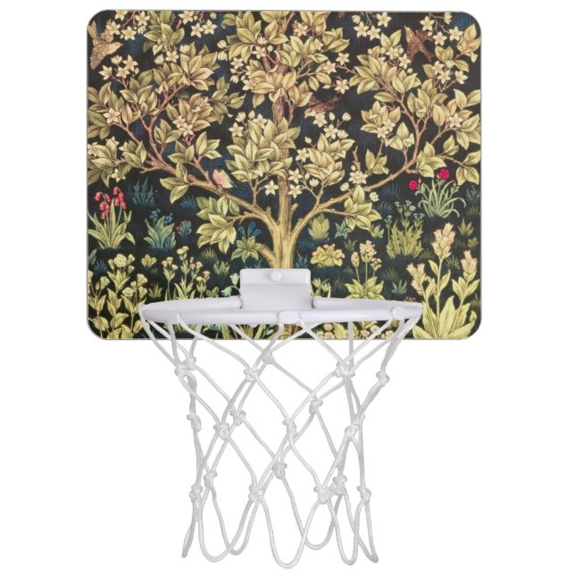 William Morris Tree Of Life Mini Basketball Hoop (Front)