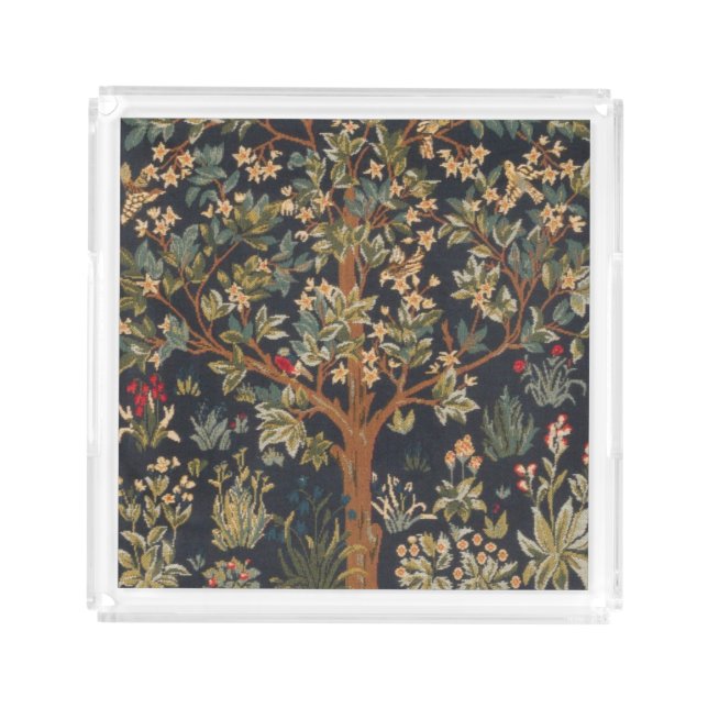William Morris - Tree Of Life Original Acrylic Tray (Front)