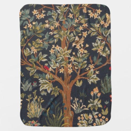 William Morris _ Tree Of Life Original Baby Blanket