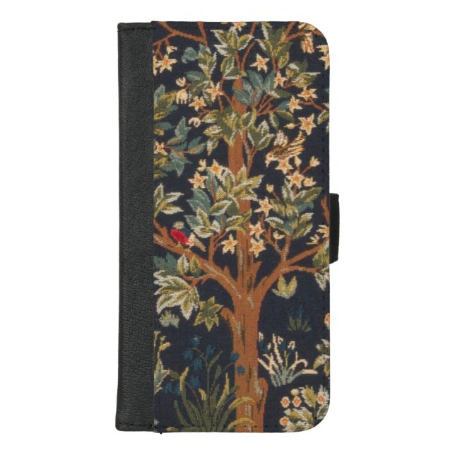 William Morris - Tree Of Life Original iPhone Wallet Case (Front)