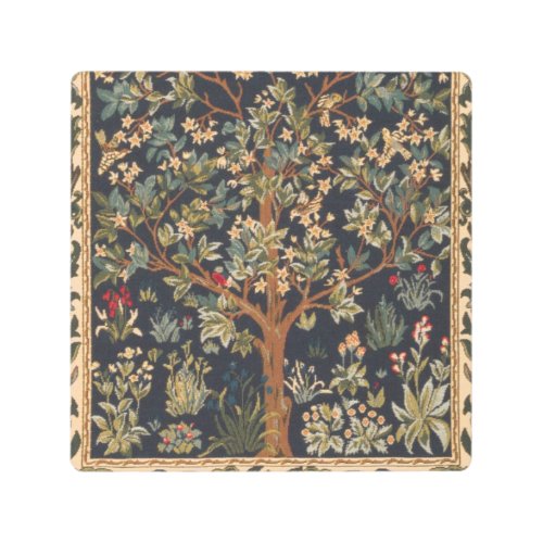 William Morris _ Tree Of Life Original Metal Print