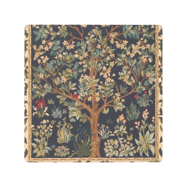 William Morris - Tree Of Life Original Metal Print (Front)
