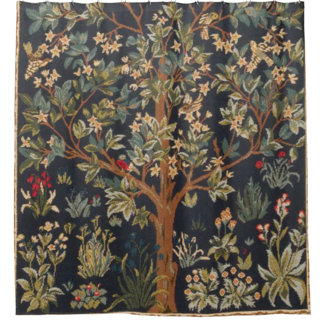 William Morris - Tree Of Life Original Shower Curtain | Zazzle