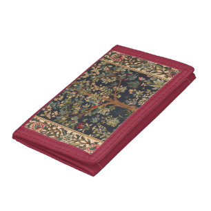 William Morris - Tree Of Life Original Tri-fold Wallet