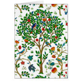 William Morris Tree of Life Pattern, Green & Multi (Front)