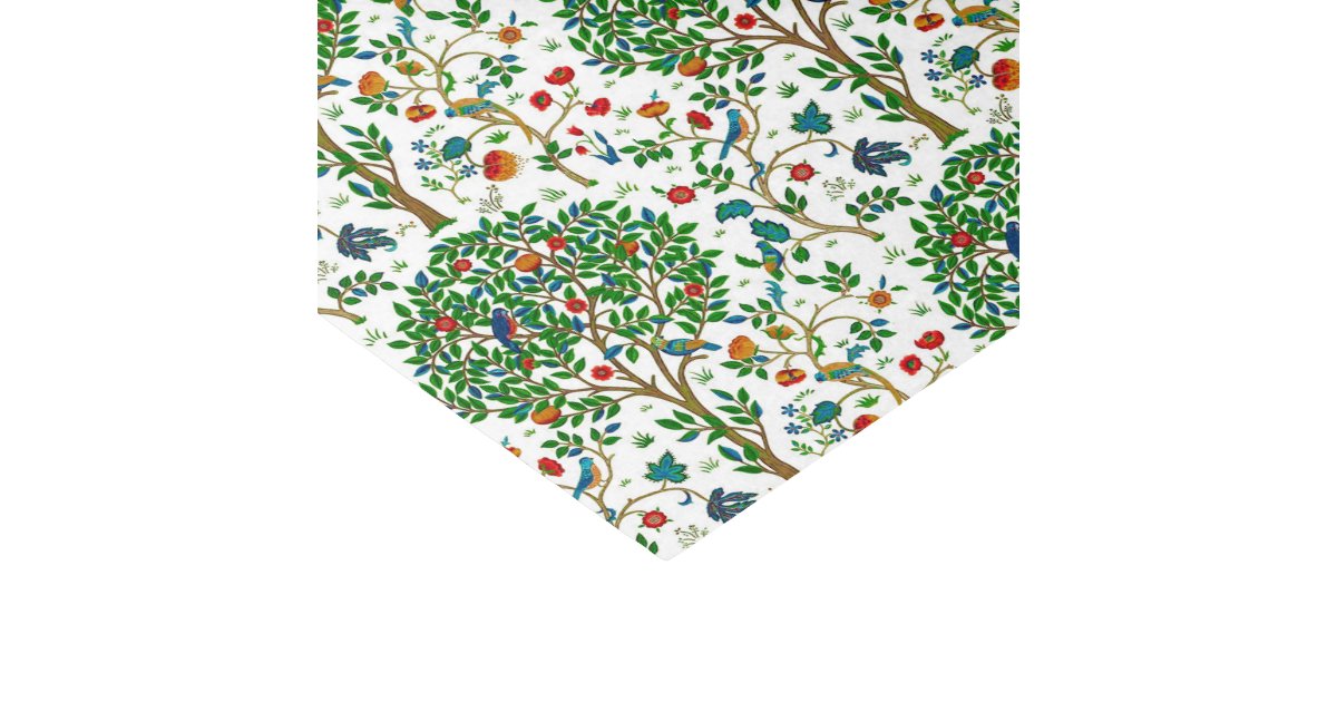 William Morris Tree Of Life Pattern Green Multi Tissue Paper Custom Tree Of Life Pattern William Morris Tree Of Life Pattern Green Multi Tissue Paper Custom Tree Of Life Pattern