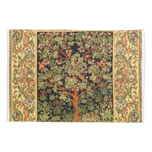 William Morris _ Tree Of Life Pattern Pillow Case