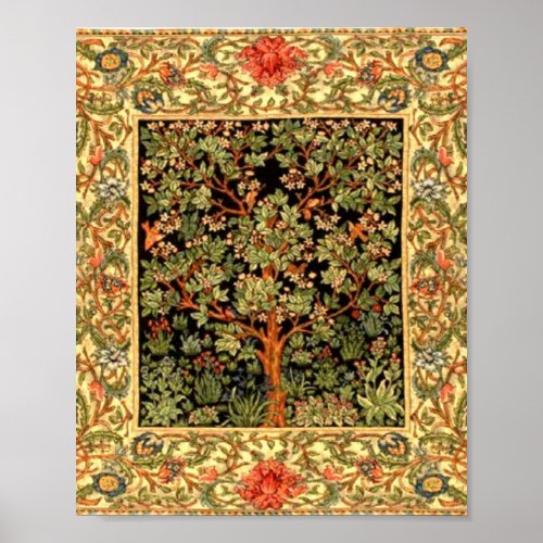 William Morris _ Tree Of Life Pattern Poster