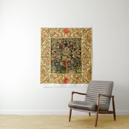 William Morris _ Tree Of Life Pattern Tapestry