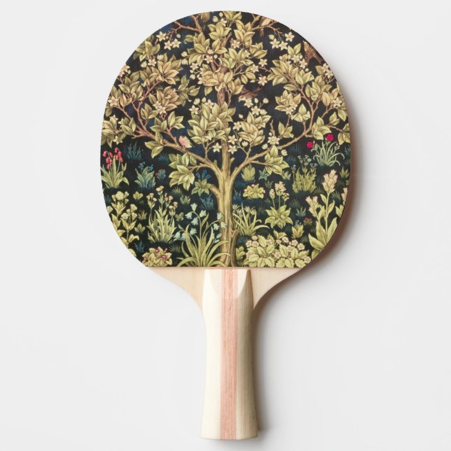 William Morris Tree Of Life Ping-Pong Paddle (Front)