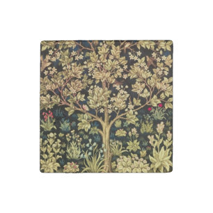 William Morris Tree Of Life Stone Magnet