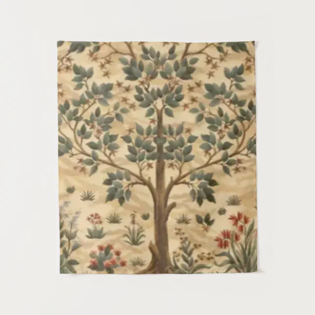 William Morris Tree Of Life Tapestry | Zazzle