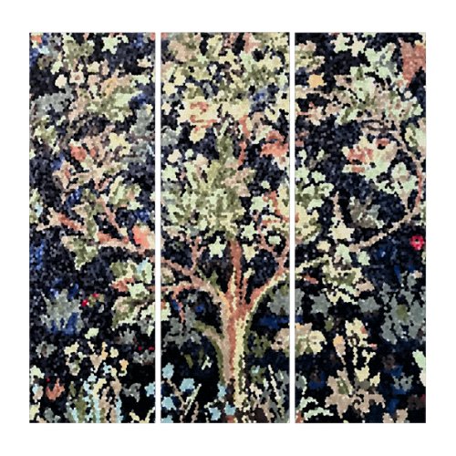 William Morris Tree of Life Triptych