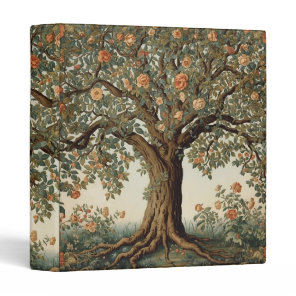 William Morris Tree Of Life Vintage Pre-Raphaelite 3 Ring Binder