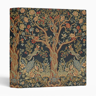 William Morris Tree Of Life Vintage Pre-Raphaelite 3 Ring Binder