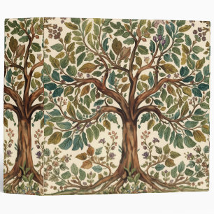 William Morris Tree Of Life Vintage Pre-Raphaelite 3 Ring Binder