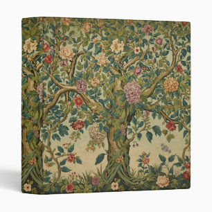William Morris Tree Of Life Vintage Pre-Raphaelite 3 Ring Binder