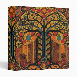 William Morris Tree Of Life Vintage Pre-Raphaelite 3 Ring Binder