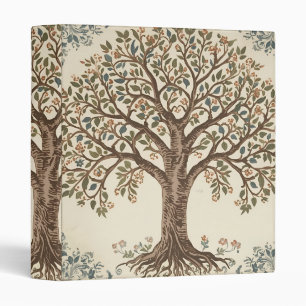 William Morris Tree Of Life Vintage Pre-Raphaelite 3 Ring Binder