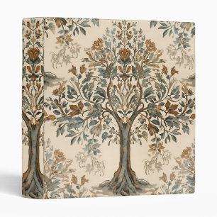 William Morris Tree Of Life Vintage Pre-Raphaelite 3 Ring Binder