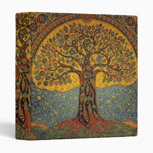 William Morris Tree Of Life Vintage Pre-Raphaelite 3 Ring Binder