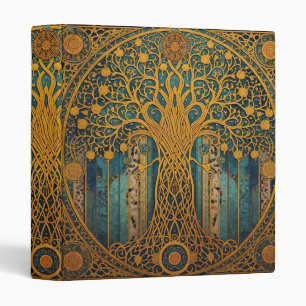 William Morris Tree Of Life Vintage Pre-Raphaelite 3 Ring Binder