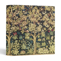 William Morris Tree Of Life Vintage Pre-Raphaelite 3 Ring Binder William Morris Tree Of Life Vintage Pre-Raphaelite 3 Ring Binder