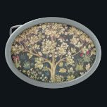 William Morris Tree Of Life Vintage Pre-Raphaelite Belt Buckle<br><div class="desc">William Morris Tree Of Life Floral Vintage Art William Morris was an English textile designer, artist, writer, and socialist associated with the Pre-Raphaelite Brotherhood and British Arts and Crafts Movement. He founded a design firm in partnership with the artist Edward Burne-Jones, and the poet and artist Dante Gabriel Rossetti which...</div>