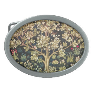 William Morris Tree Of Life Vintage Pre-Raphaelite Belt Buckle