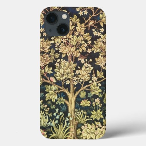 William Morris Tree Of Life Vintage Pre_Raphaelite iPhone 13 Case