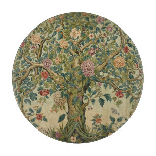 William Morris Tree Of Life Vintage Pre-Raphaelite Cutting Board
