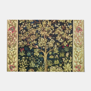 William Morris Tree Of Life Vintage Pre-Raphaelite Doormat