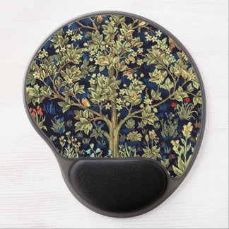 William Morris Tree Of Life Vintage Pre-Raphaelite Gel Mouse Pad