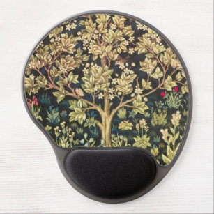 William Morris Tree Of Life Vintage Pre-Raphaelite Gel Mouse Pad