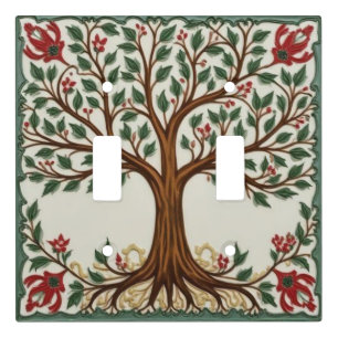 William Morris tree of life Vintage pre-raphaelite Light Switch Cover