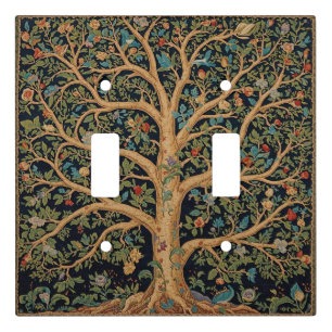 William Morris Tree Of Life Vintage Pre-Raphaelite Light Switch Cover