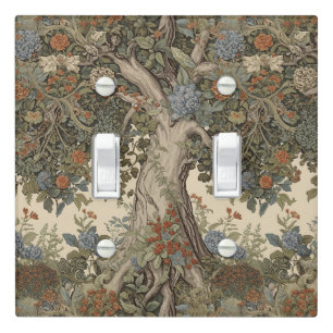 William Morris Tree Of Life Vintage Pre-Raphaelite Light Switch Cover