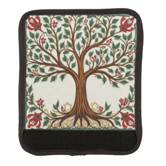William Morris tree of life Vintage pre-raphaelite Luggage Handle Wrap