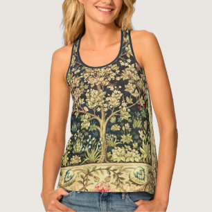 William Morris Tree Of Life Vintage Pre-Raphaelite Tank Top
