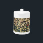 William Morris Tree Of Life Vintage Pre-Raphaelite Teapot<br><div class="desc">William Morris Tree Of Life Floral Vintage Art William Morris was an English textile designer, artist, writer, and socialist associated with the Pre-Raphaelite Brotherhood and British Arts and Crafts Movement. He founded a design firm in partnership with the artist Edward Burne-Jones, and the poet and artist Dante Gabriel Rossetti which...</div>