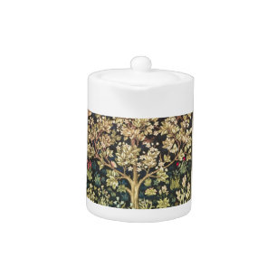 William Morris Tree Of Life Vintage Pre-Raphaelite Teapot