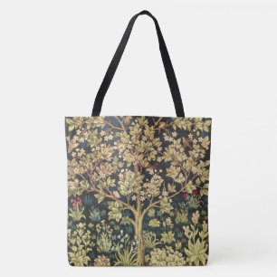 William Morris Tree Of Life Vintage Pre-Raphaelite Tote Bag