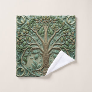 William Morris tree of life Vintage pre-raphaelite Wash Cloth