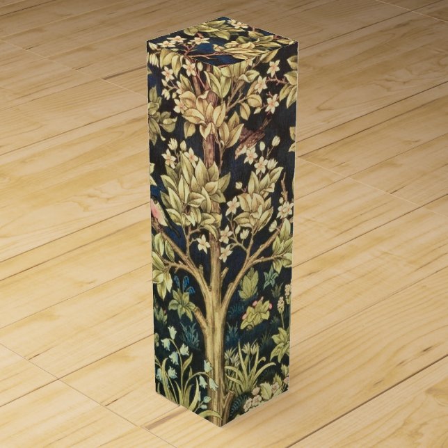 William Morris Tree Of Life Wine Box (Front)