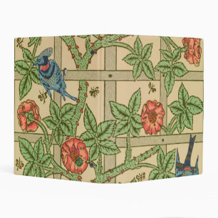 William Morris Trellis Classic Wallpaper Design Mini Binder