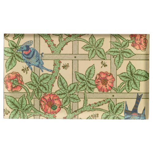 William Morris Trellis Classic Wallpaper Design  Place Card Holder