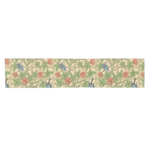 William Morris Trellis Classic Wallpaper Design  Short Table Runner